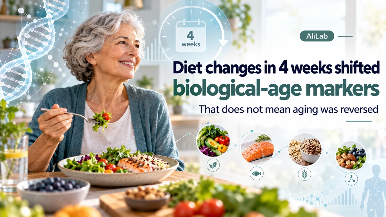 AliLab cover about a four-week dietary intervention and biological-age markers