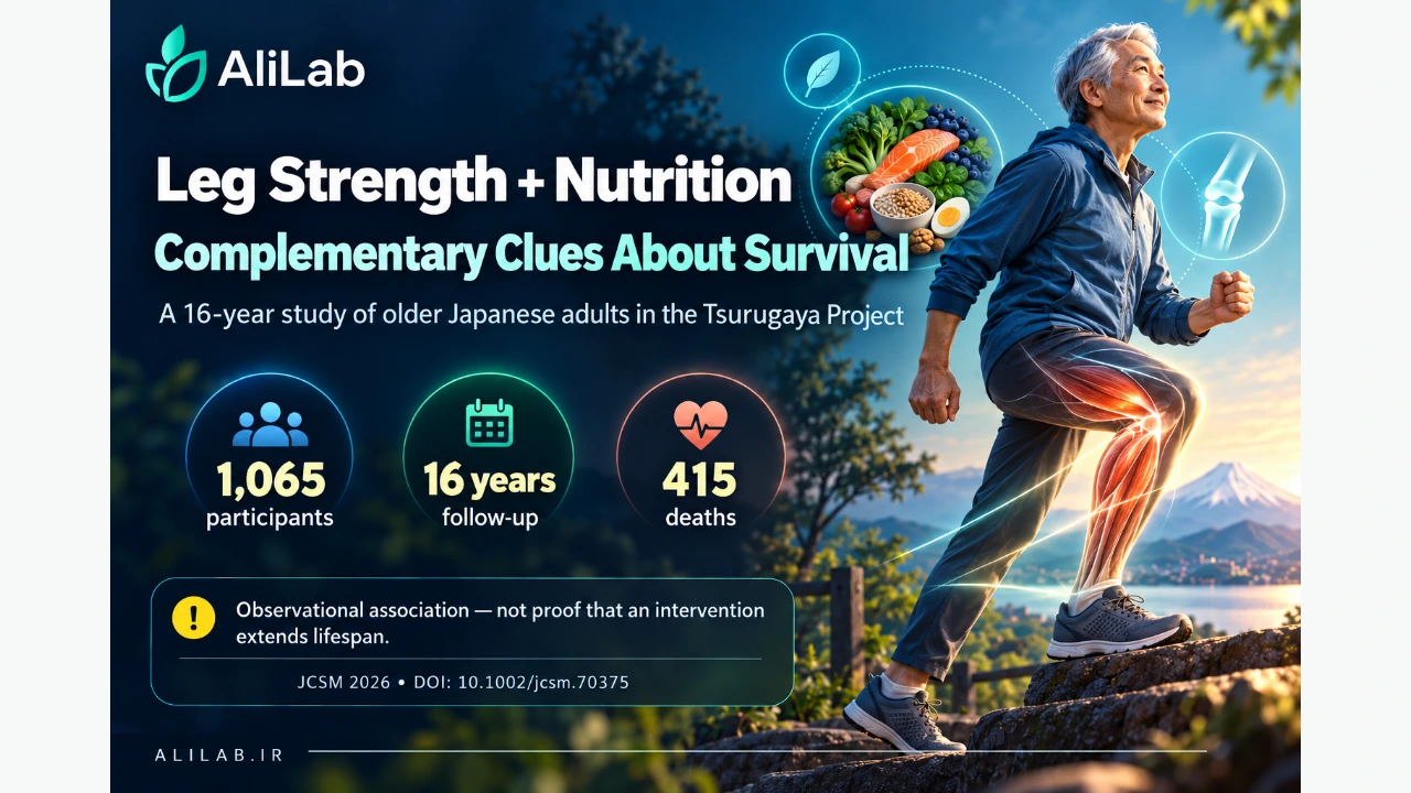 AliLab cover about leg strength, nutritional status, and survival in older adults