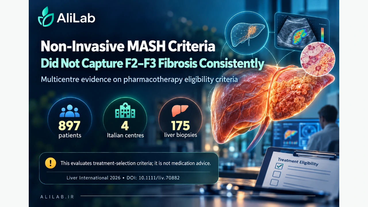 AliLab cover about MASH, liver stiffness, and non-invasive criteria for treatment eligibility