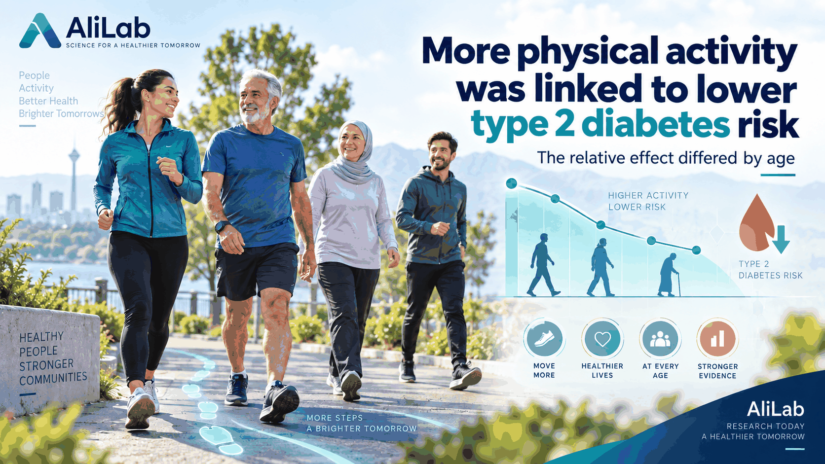 AliLab cover about physical activity and lower type 2 diabetes risk